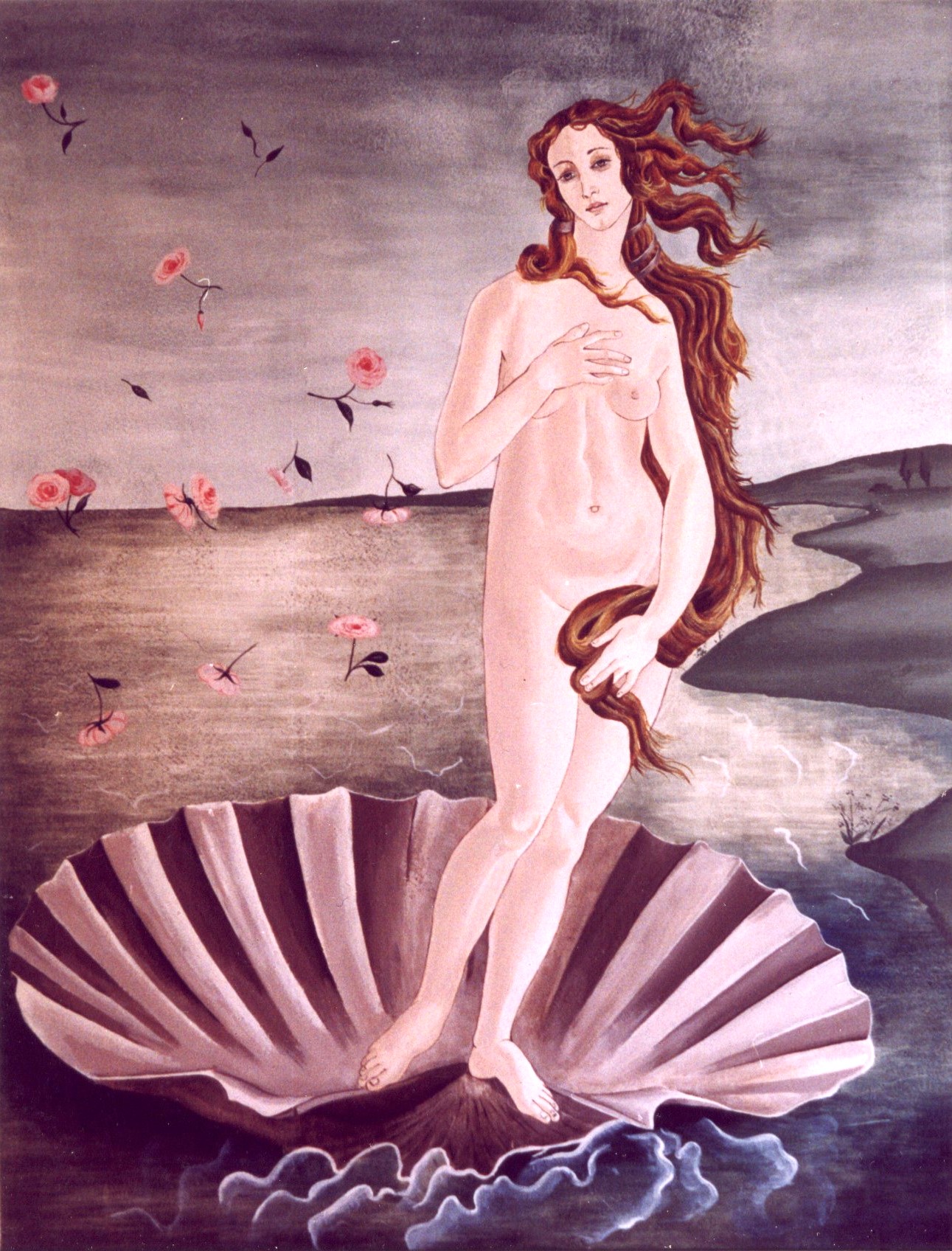 Decorazione Parete Venere di Botticelli - Opere di Daniela Cilurzo